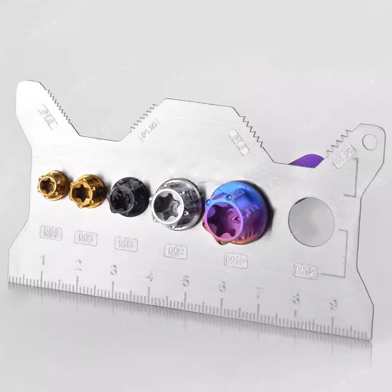 💥Stainless Steel Double-Sided Bolt Gauge Card