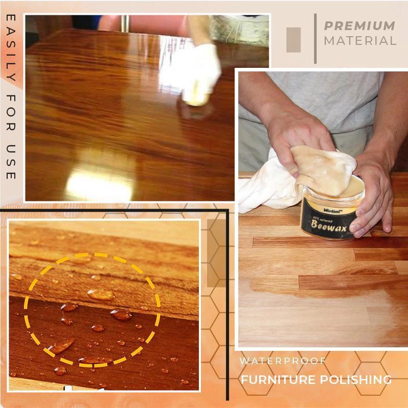 Wood Seasoning Beeswax - Polish for Furniture