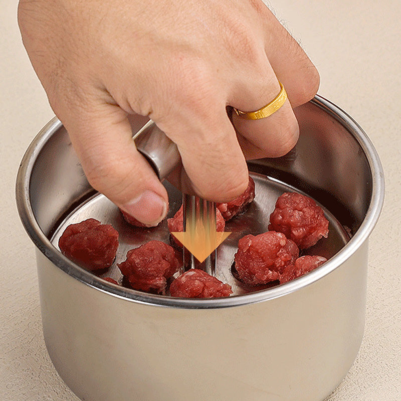š
Christmas SalešKitchen Stainless Steel Meatball Mould