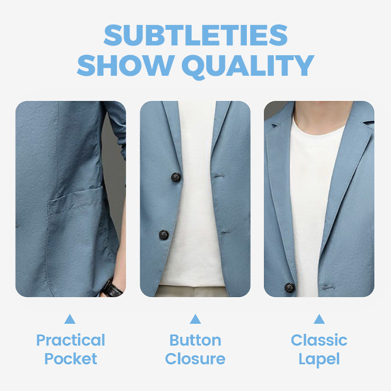 Men's Summer Lightweight Suit Jacket