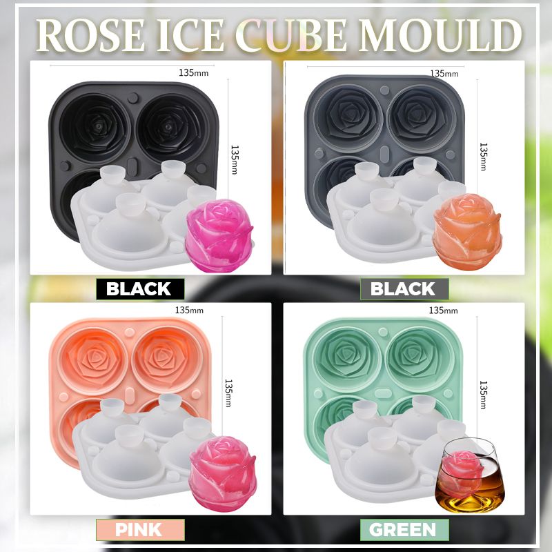 Large Rose Ice Cube Mould