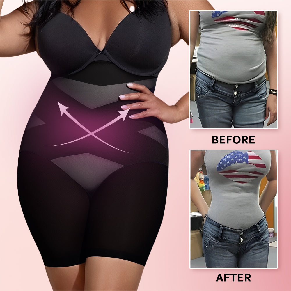 Cross Compression High Waisted Shaper