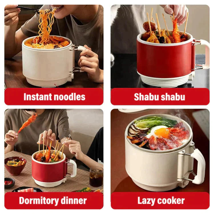 🫕🫕Multi-functional rice cooker is safe to use anytime, anywhere!