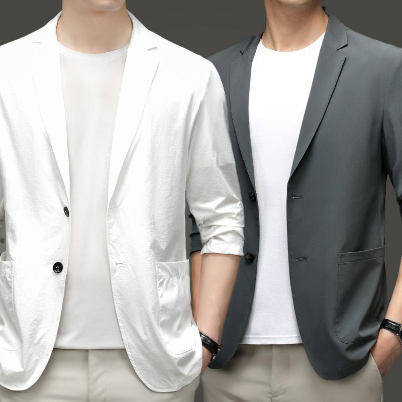 Men's Summer Lightweight Suit Jacket