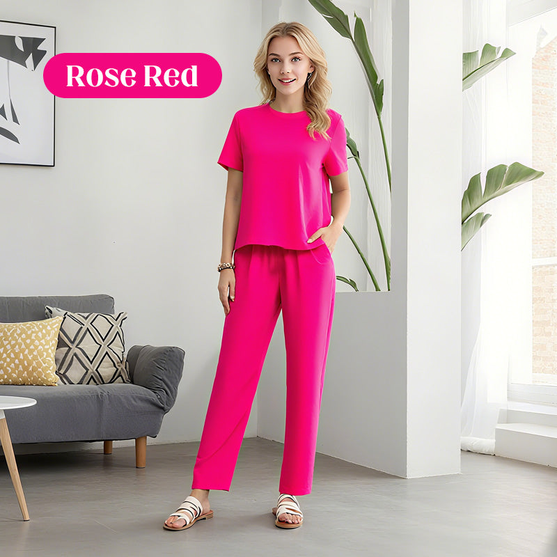 ๐ธ Women's Soft Casual Top and Pants Set