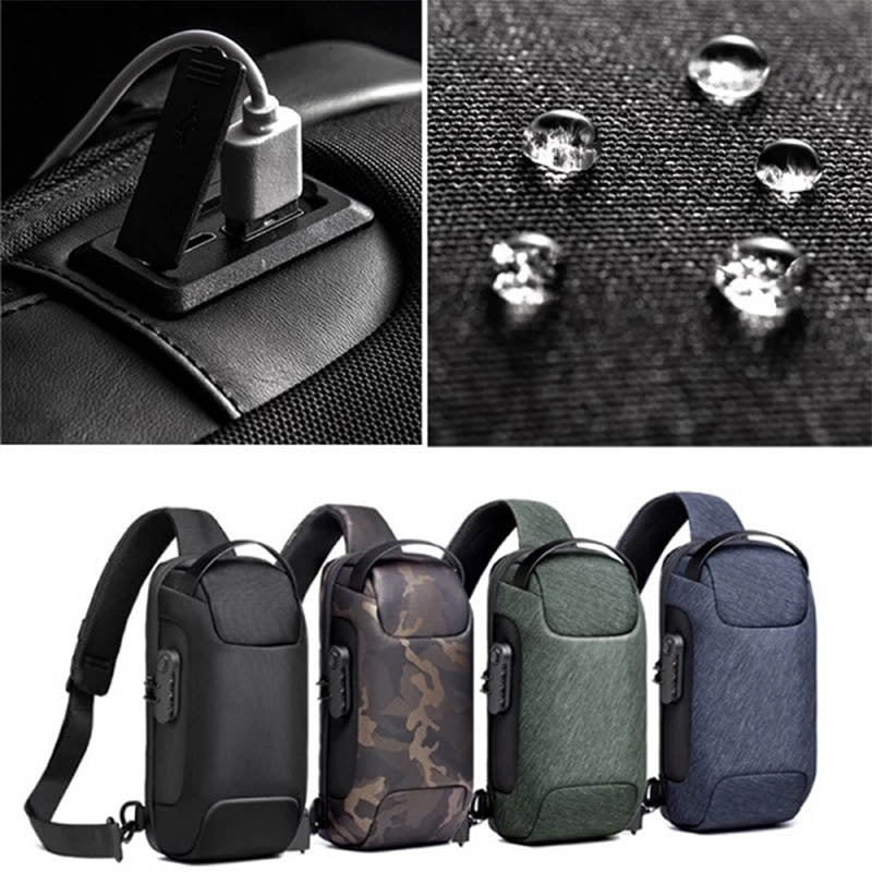 WATERPROOF SHOULDER BAG FOR MEN
