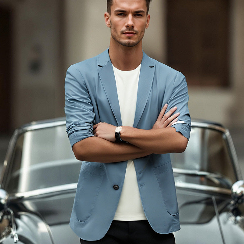 Men's Summer Lightweight Suit Jacket