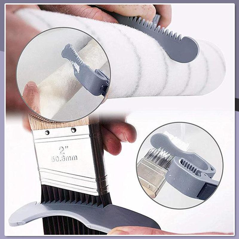 Multifunctional Painting Tool Brush and Roller Cleaning Tool