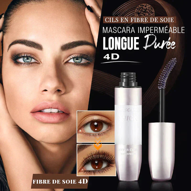 š„Hot Saleš„Long Lasting Waterproof Mascara 4D Silk Fiber Lashes