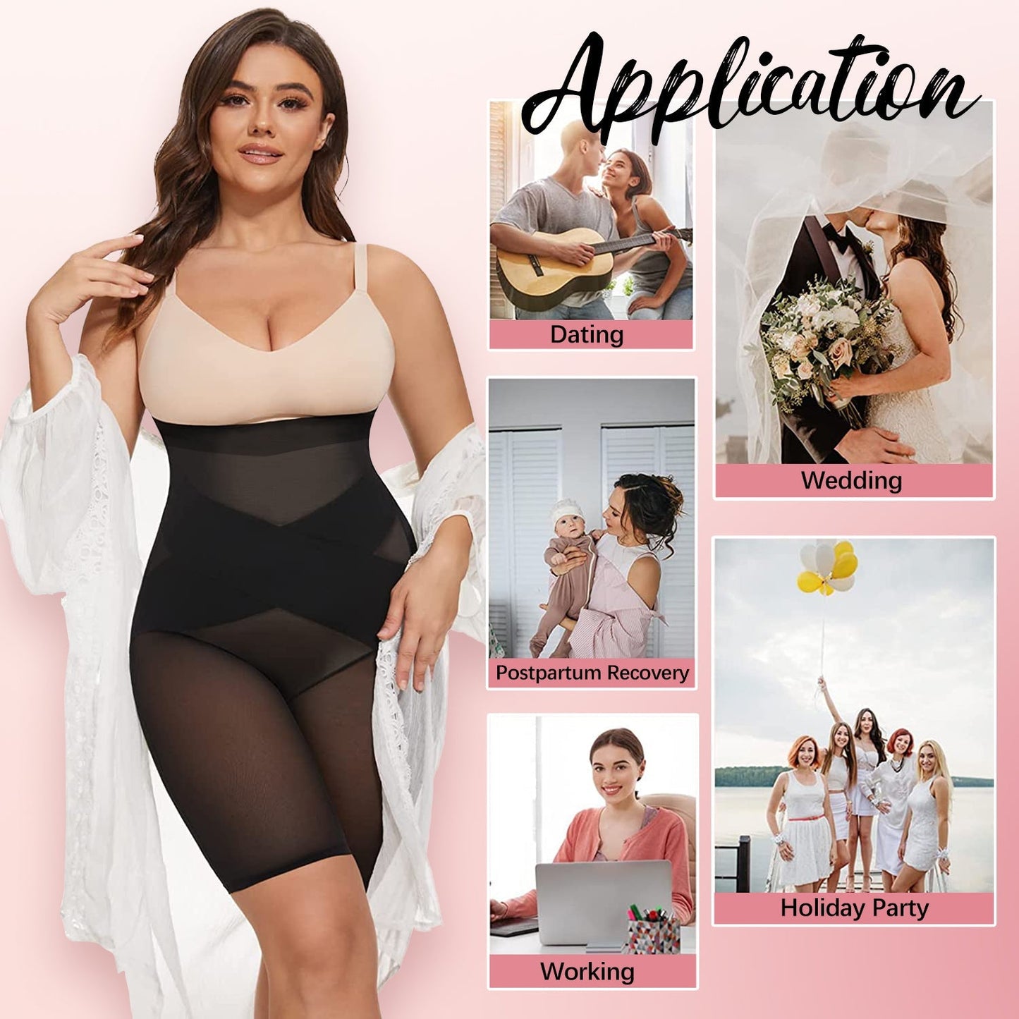 Cross Compression High Waisted Shaper