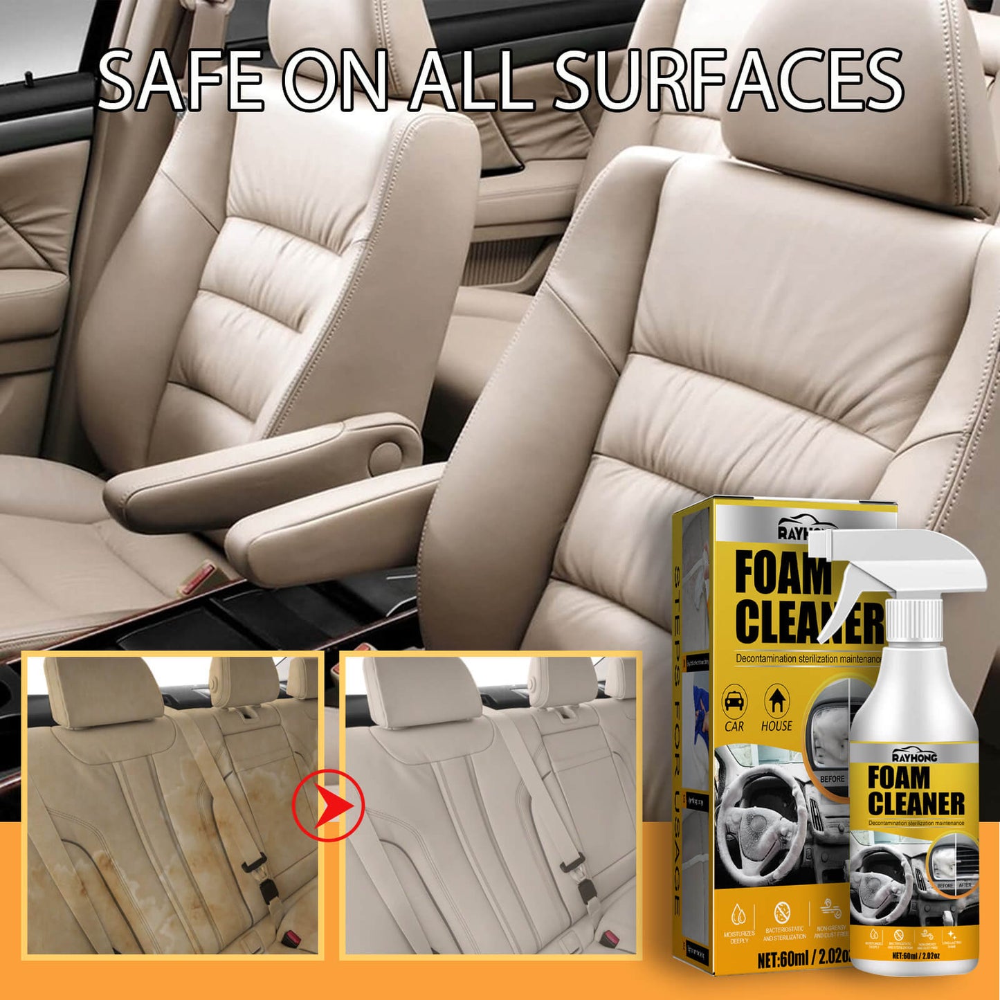 đ„2024 New Hot Sale 50% offđ„Multi-Purpose Foam Cleaner