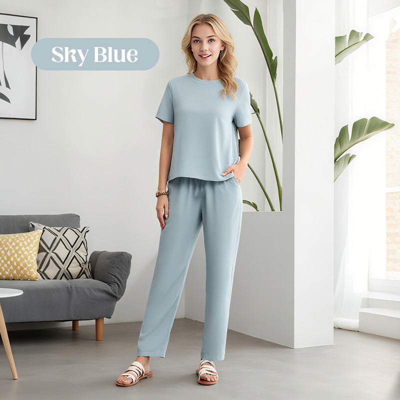 ๐ธ Women's Soft Casual Top and Pants Set