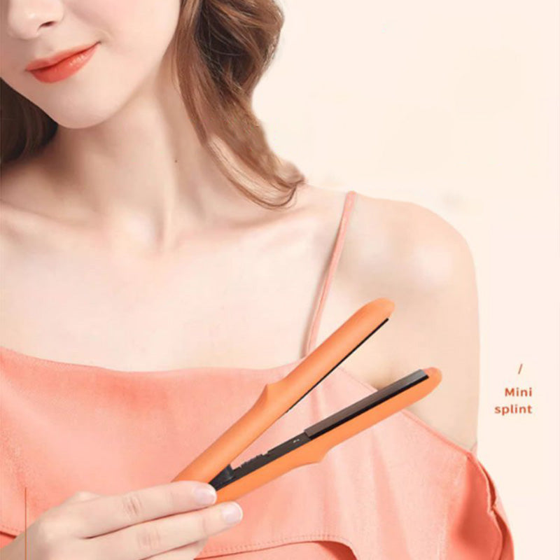 2-in-1 Mini Curling Wand & Flat Iron Hair Straightenerš„