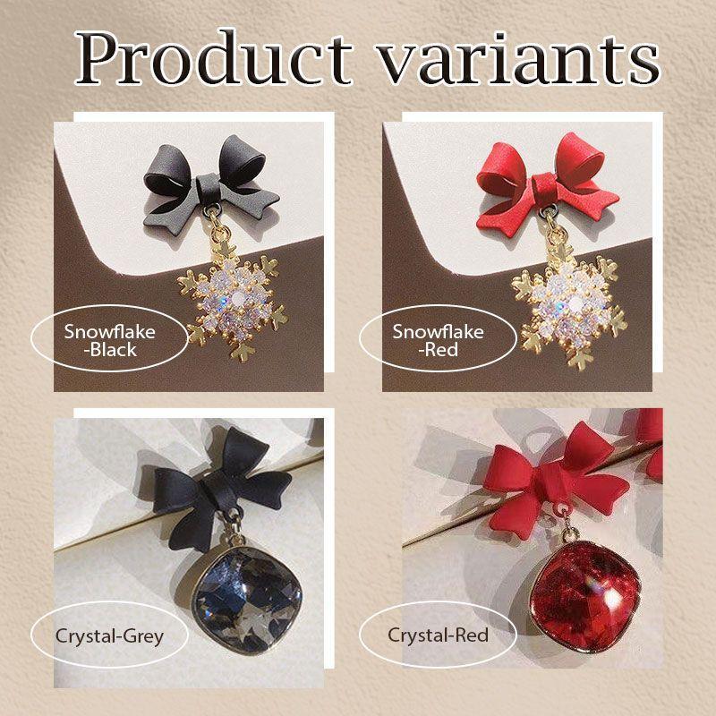 ✨Hot Sale✨ Fashion Bow Snowflake Earrings