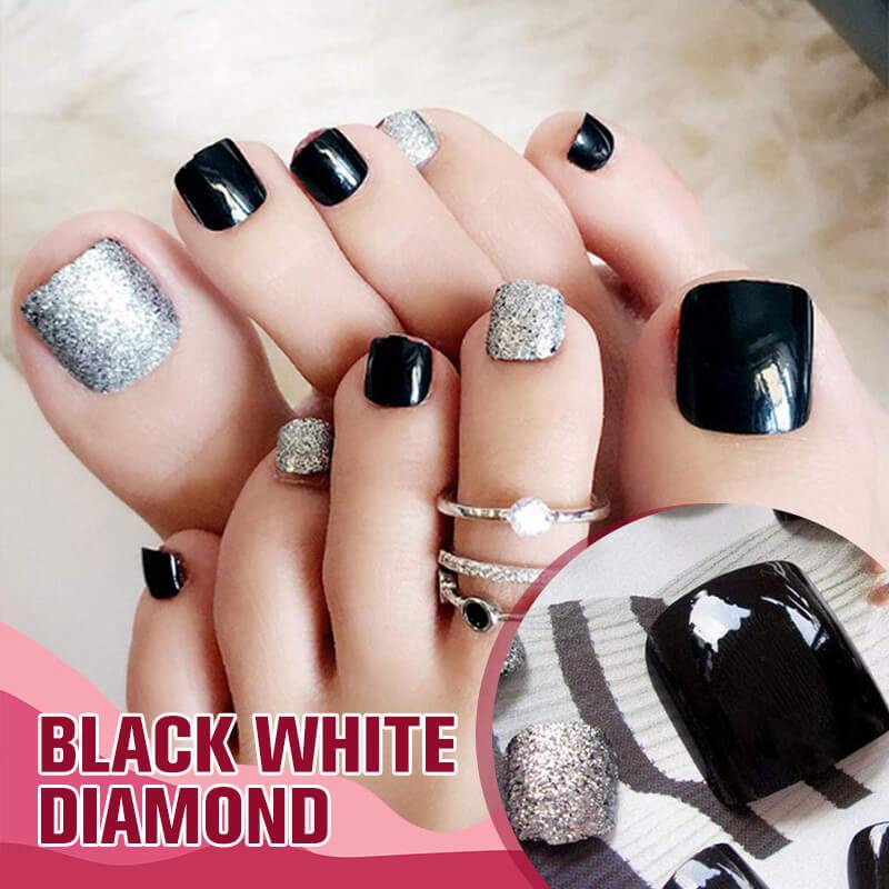 Mysterious Cat Eye Feet Nail Patch with Jelly Gum(24PCS)