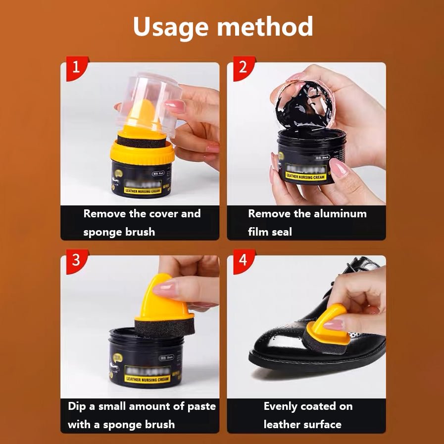 【Buy 1 Get 1 Free🔥】Leather Repair Cream Liquid Shoe Polish