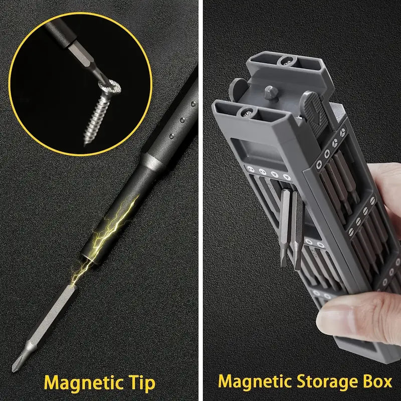 (Christmas Sale⛄BUY 2 Get 5% OFF)45-IN-1 COMPACT PRECISION SCREWDRIVER SET WITH PUSH EJECT