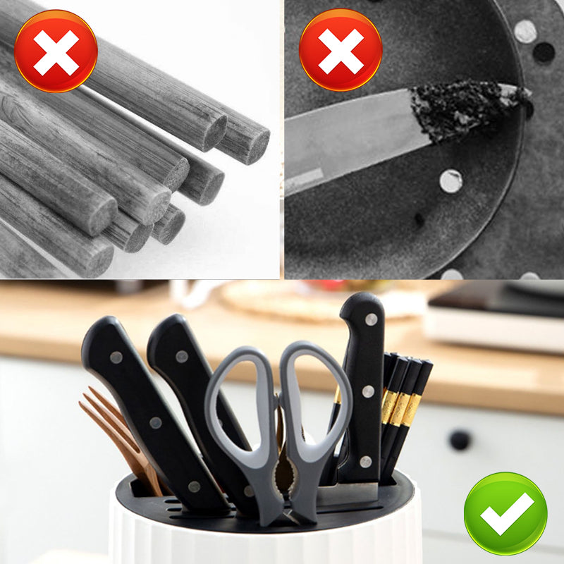 360°Rotation Kitchen Utensil Holder (Great Sale⛄BUY 2 Get 10% OFF + Freeshipping)