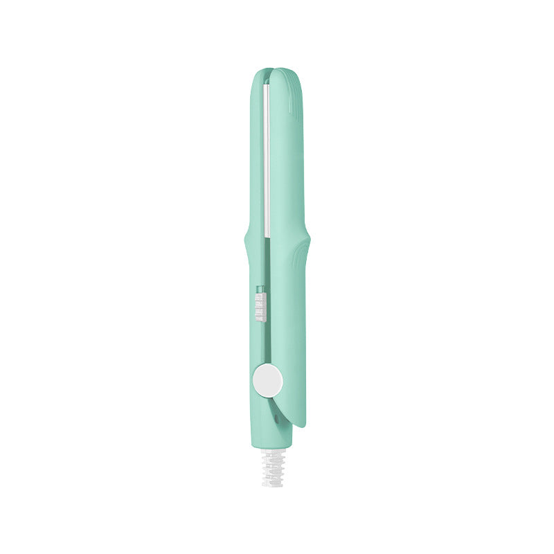 2-in-1 Mini Curling Wand & Flat Iron Hair Straightenerš„