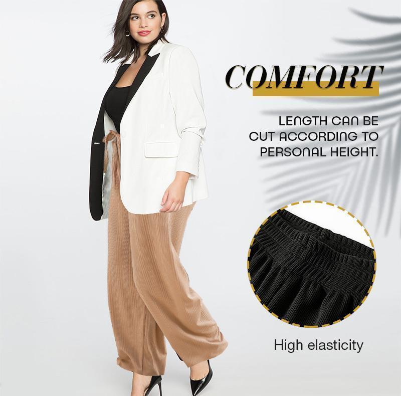 Ice Silk Wide Leg Pants Women