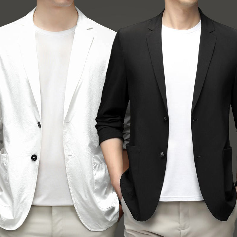 Men's Summer Lightweight Suit Jacket