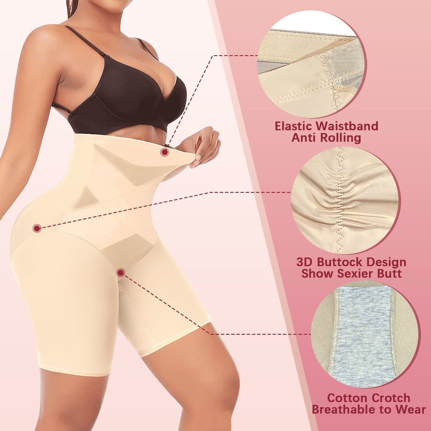 Cross Compression High Waisted Shaper