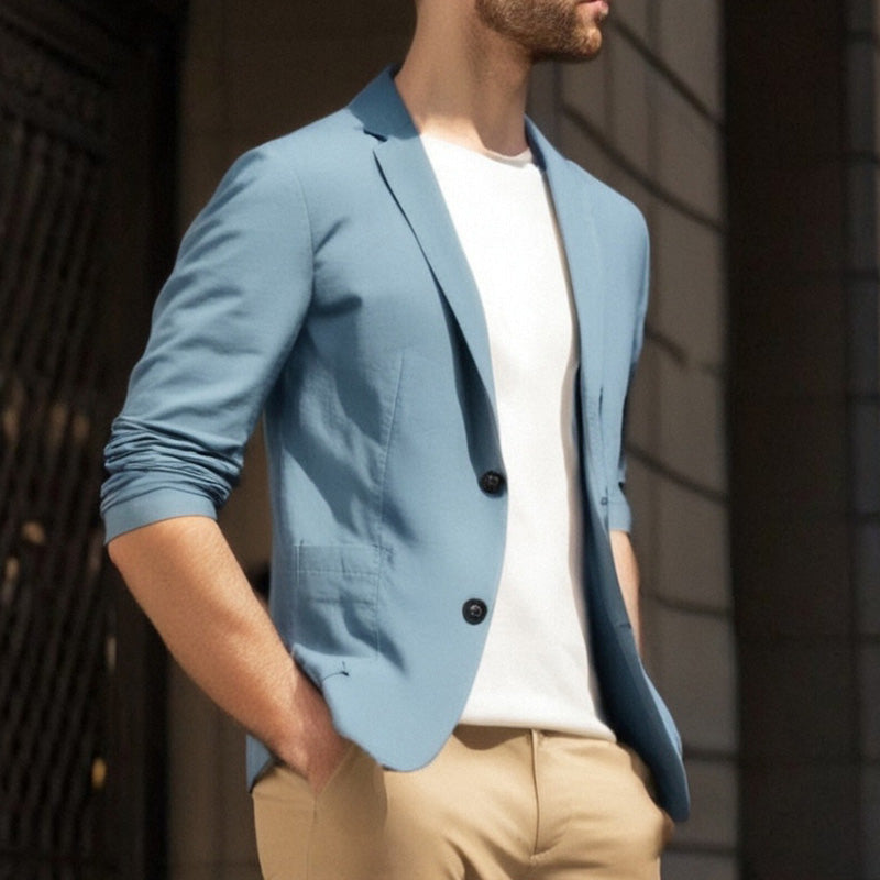 Men's Summer Lightweight Suit Jacket