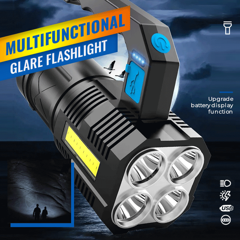Multifunctional Glare Flashlight