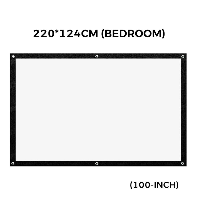 ๐บ High Definition Projection Screen - 120-inch Diagonal with Matte White Surface for Crystal Clear Home Cinema Experience ๐ฌ๐
