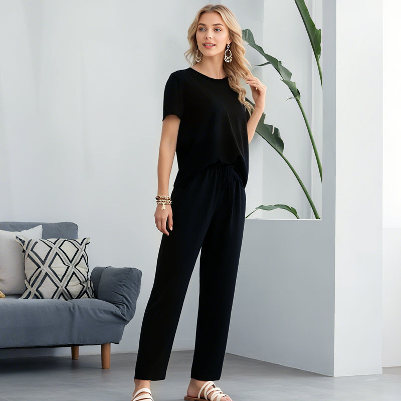 ๐ธ Women's Soft Casual Top and Pants Set