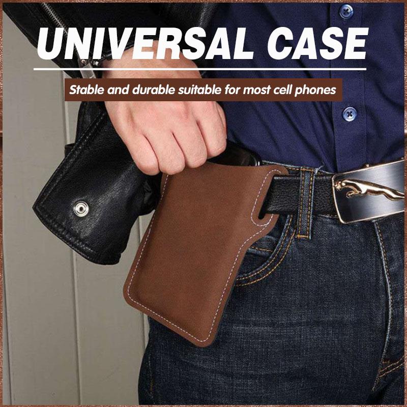 Universal Leather Case Waist Bag
