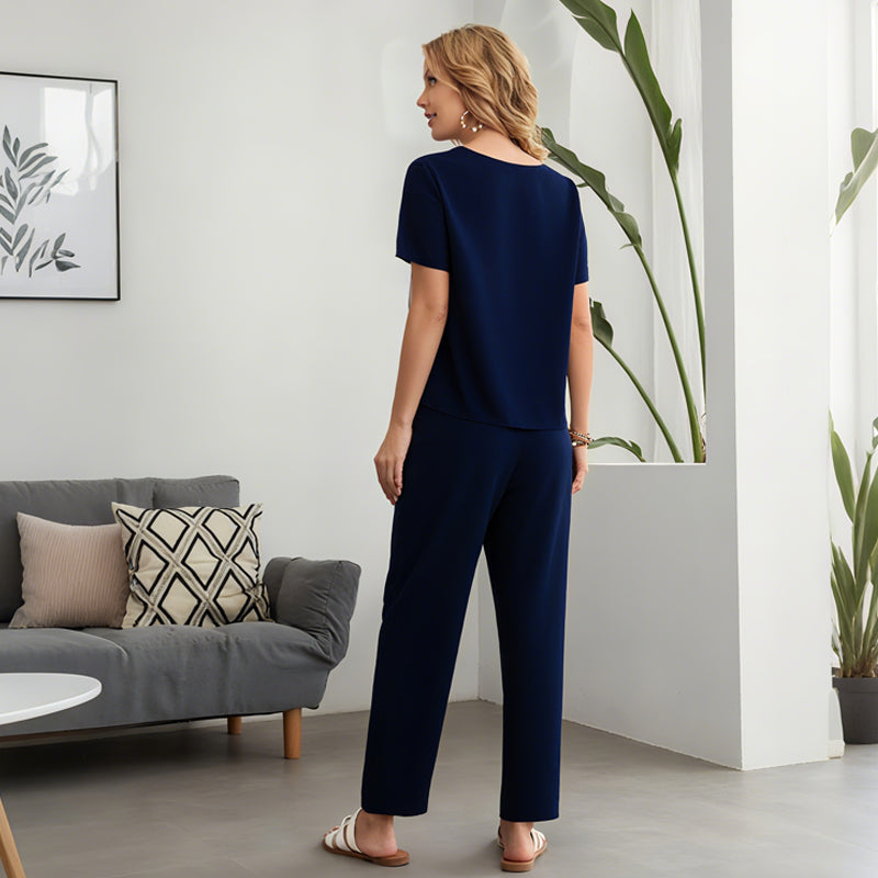 ๐ธ Women's Soft Casual Top and Pants Set