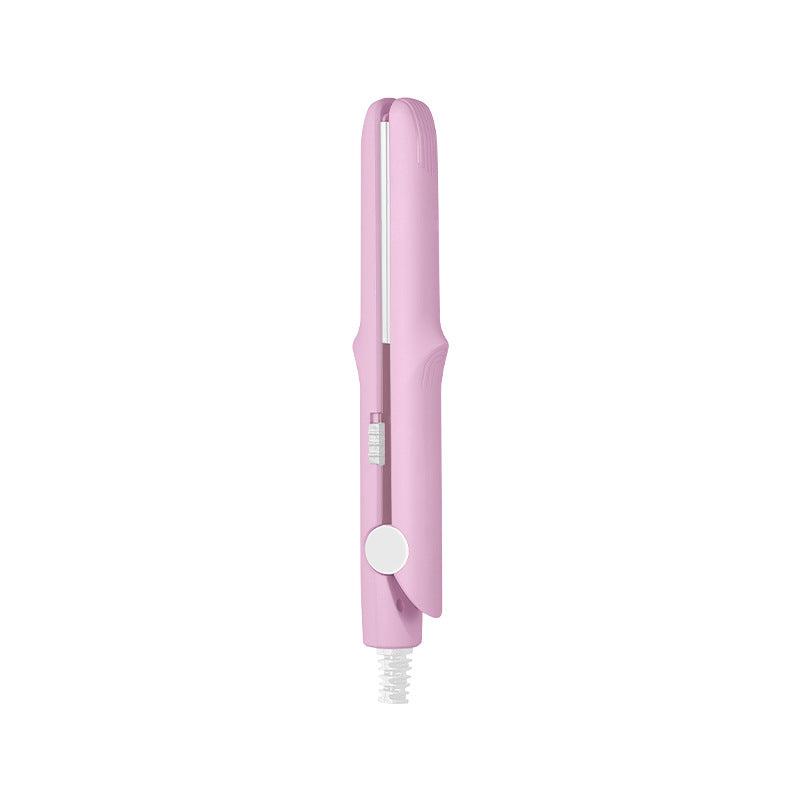 2-in-1 Mini Curling Wand & Flat Iron Hair Straightenerš„
