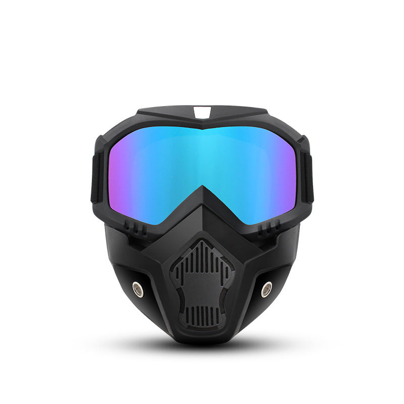 HD Anti-fog Detachable Full Face Goggles(Anti-Glare, Anti-Ultraviolet Radiation, Anti-Dust)