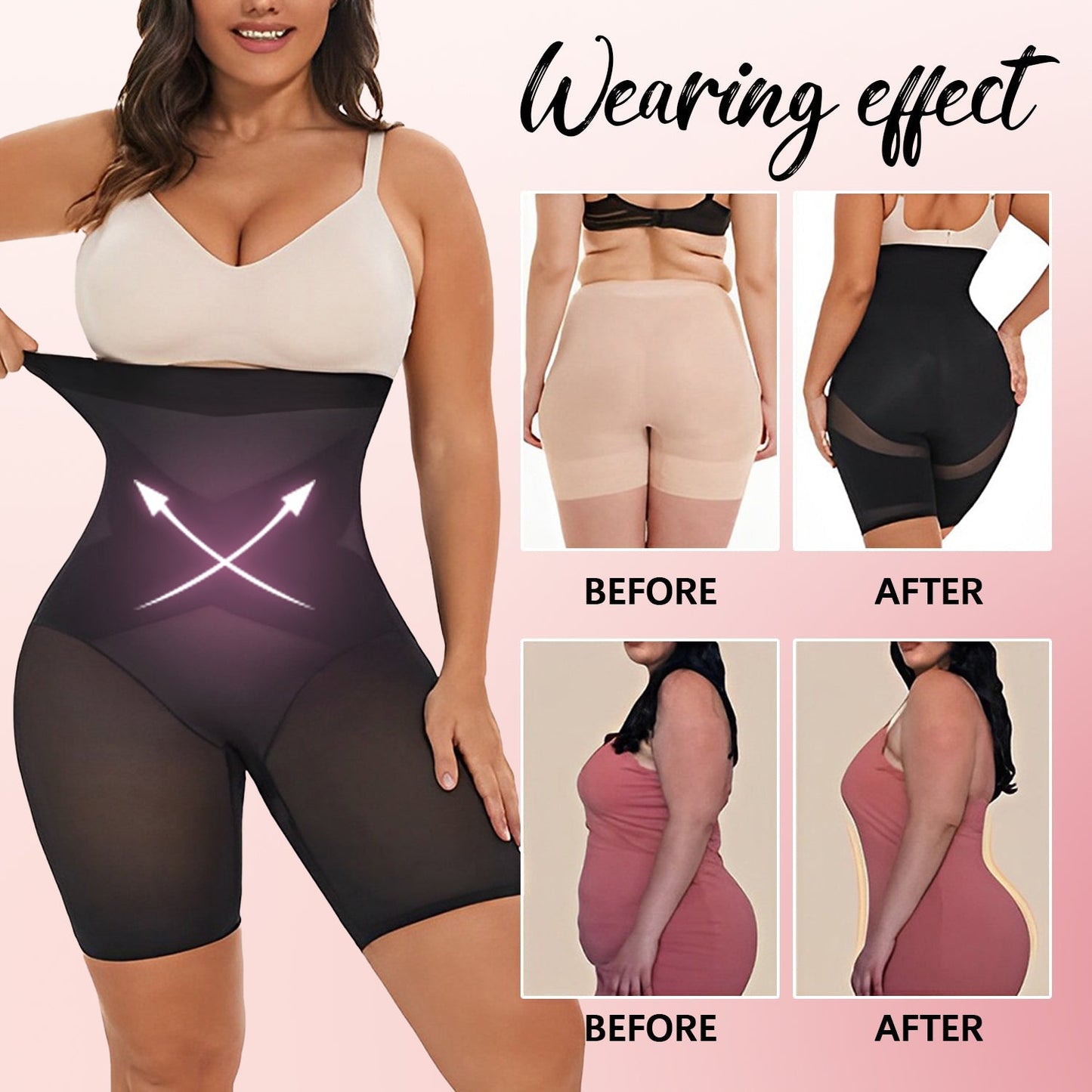 Cross Compression High Waisted Shaper