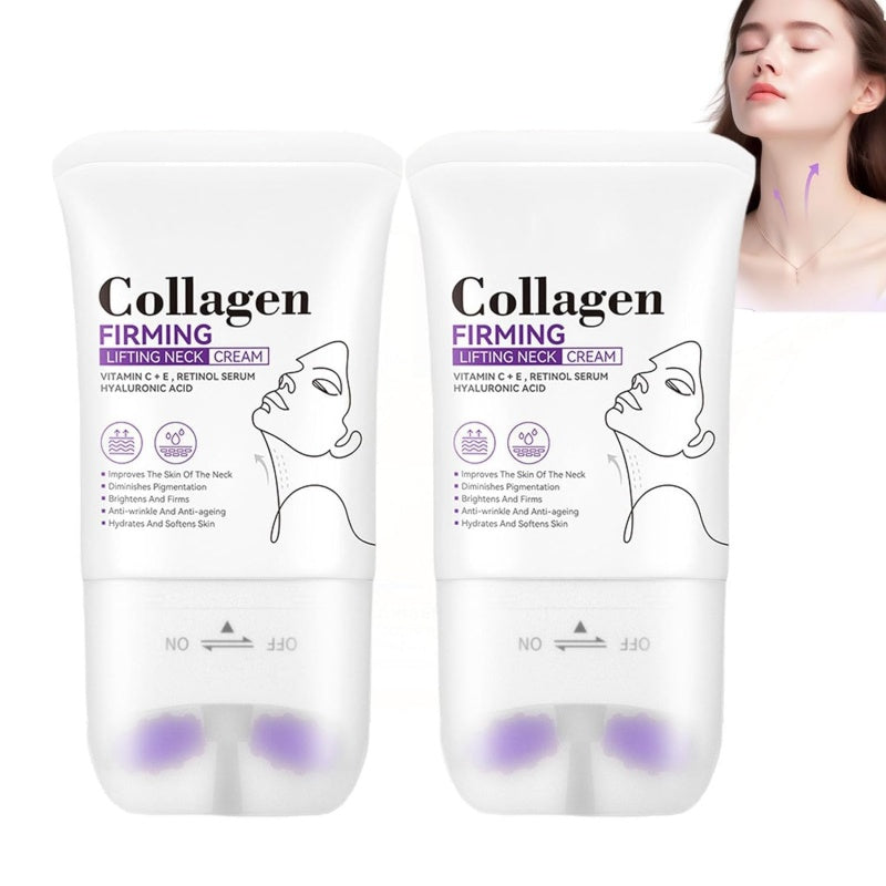 Collagen Firming Neck Cream with Massage Roller