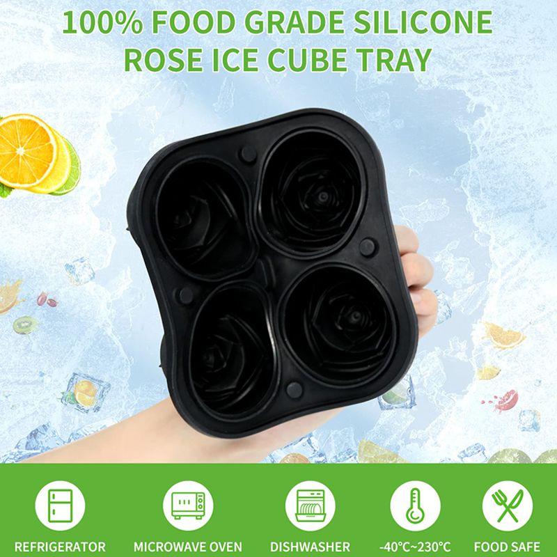 Large Rose Ice Cube Mould
