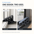 🎁🚪✨ Less Slamming--Secure Track Door Stop
