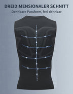 Ionic Shaping Vest – Cooling compression, smooths belly & love handles. Invisible under shirts. Feel confident again! 💪✨