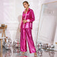 ✨Sequin Blazer And Wide Trousers For Women (3-piece Set)