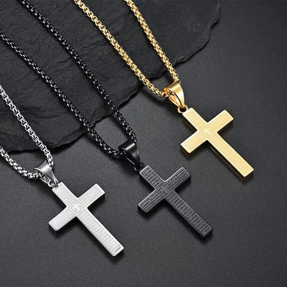 ✝️Lord's Prayer Scibble Cross Necklace🎁🕯️
