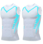 Ionic Shaping Vest – Cooling compression, smooths belly & love handles. Invisible under shirts. Feel confident again! 💪✨