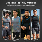 Ionic Shaping Vest – Cooling compression, smooths belly & love handles. Invisible under shirts. Feel confident again! 💪✨