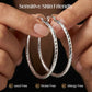 🎉BUY 1 GET 1 FREE🎁Diamond-Cut Hoop Earrings for Women