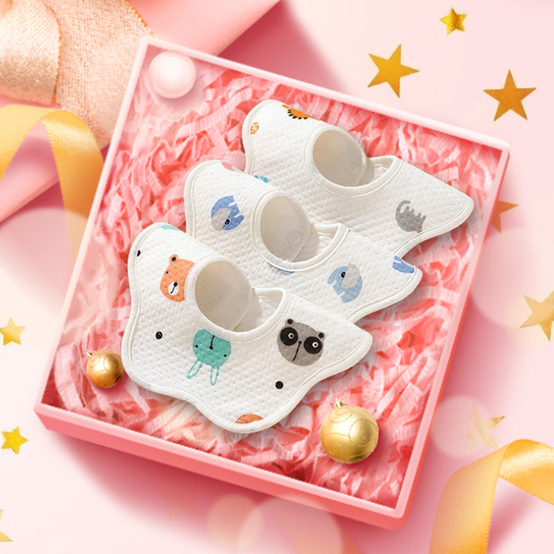 [Best Gift For Baby] 💞👶Newborn Baby Cotton Drooling Towel Bib