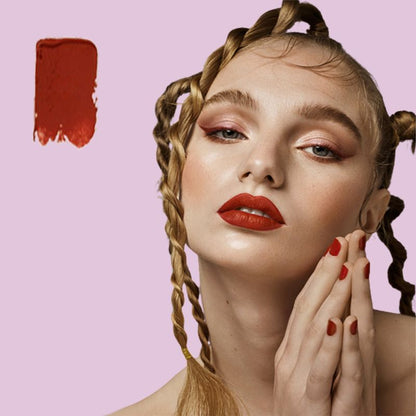 Nice Gift for Delicate Women! 5 Colors Nonstick Velvet Matte Lipstick Glaze