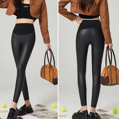 ✨Women’s Faux Lifting Leather Leggings (Great Sale⛄BUY 2 Get 5% OFF + FREE SHIPPING)