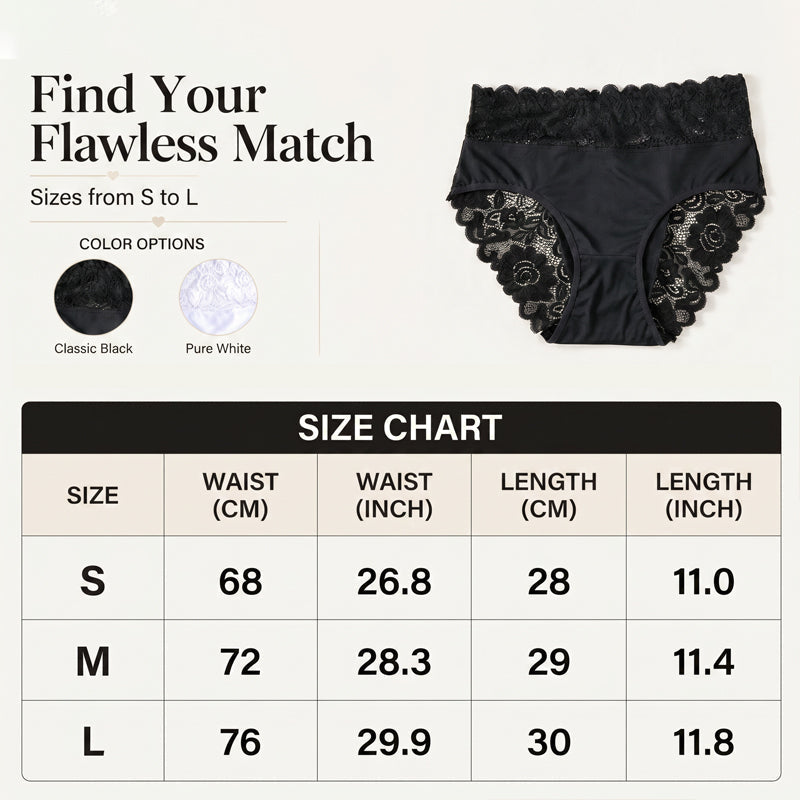 Women's Soft Breathable Lace Briefs