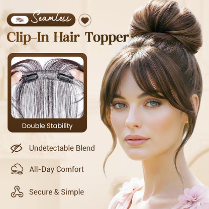 Lightweight & Seamless Clip-In Hair Topper