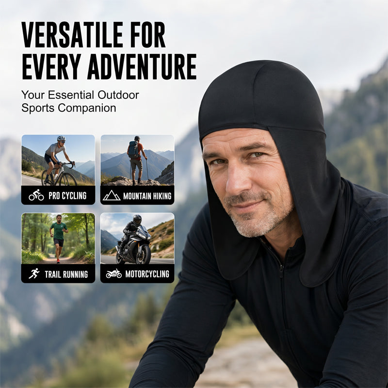 🧢 BUY 1 GET 1 FREE! ✨ Breathable Outdoor Skull Cap with Neck Cover – UPF50+, Micro-Mesh, Helmet Compatible 🚴